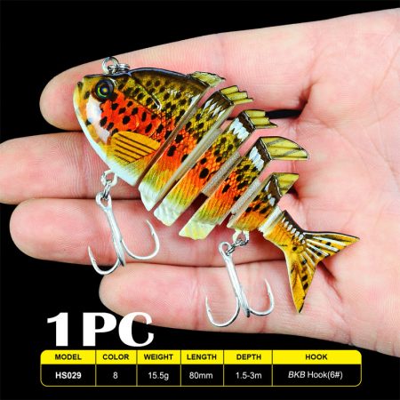 Swim Bait Six Sections Fishing Lures