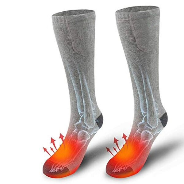 Electric-Heating Socks Gray
