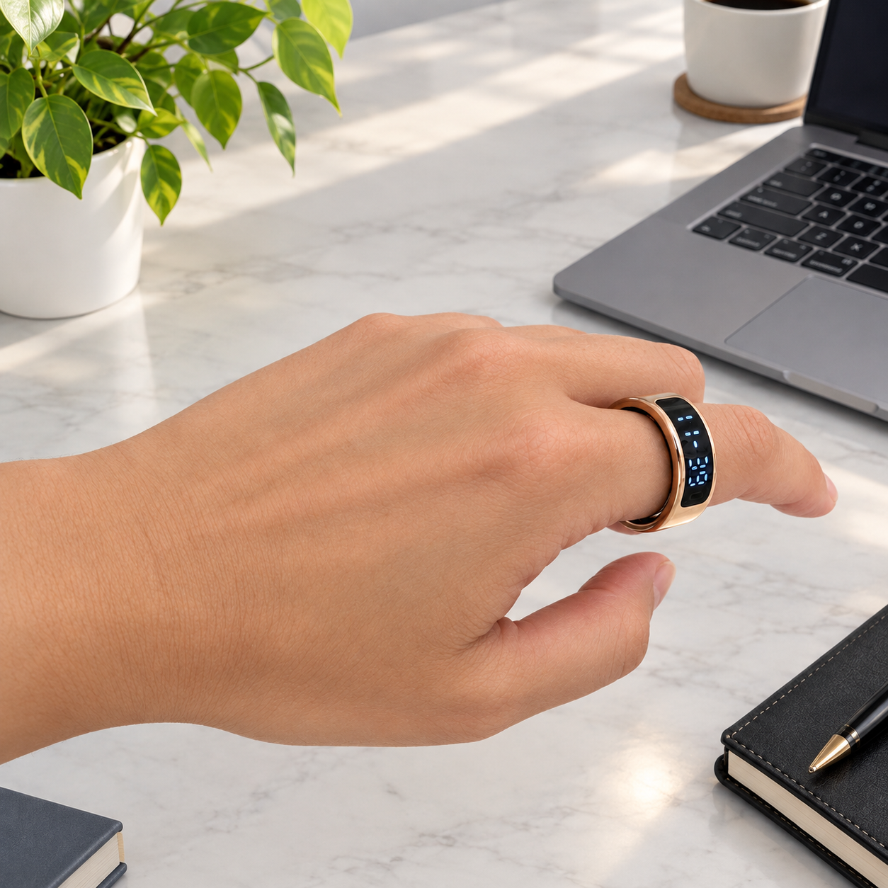 Smart Ring – The Ultimate Display-Screen Health & Fitness Companion