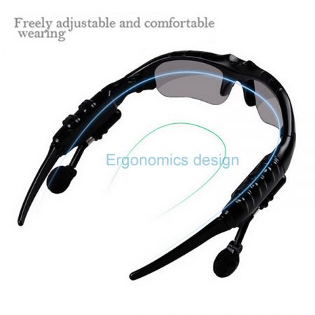 Sport Sunglasses Headset with Bluetooth Connectivity