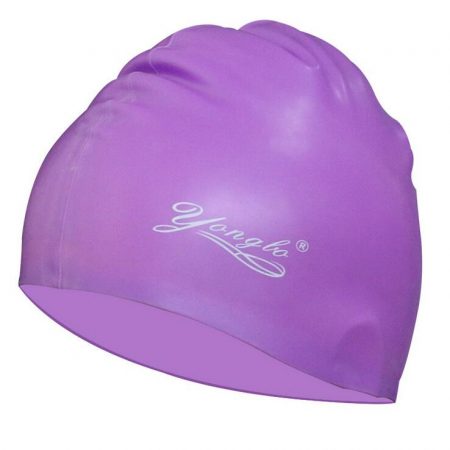 Unisex Colorful Silicone Swimming Cap