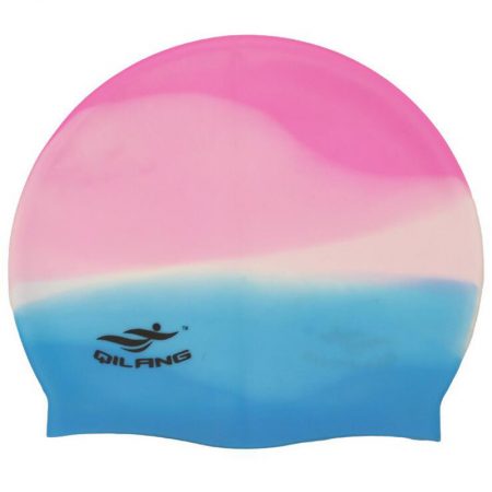 Unisex Colorful Silicone Swimming Cap