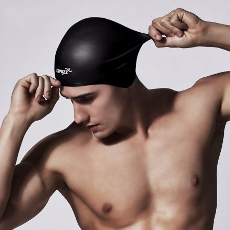 Elastic Silicone Waterproof Swimming Cap