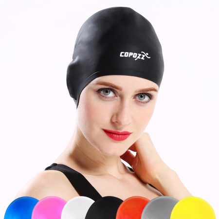 Elastic Silicone Waterproof Swimming Cap