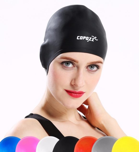 Elastic Silicone Waterproof Swimming Cap