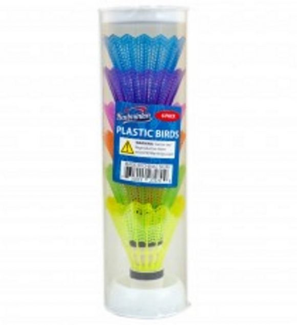 Badminton Plastic Birds (6 units)