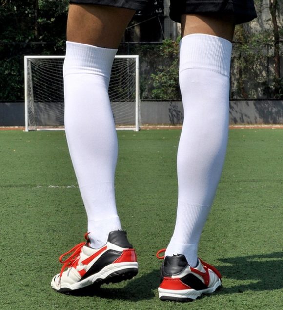 One Size Adult Long Soccer Socks