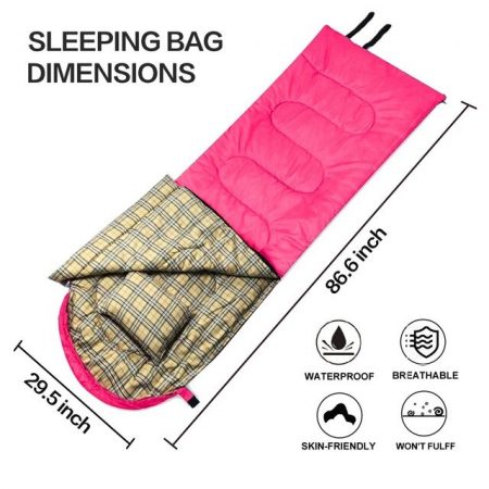 Sleeping Bag with Pillow, 4 season