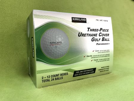 Kirkland Signature 3-piece Urethane Cover Golf Ball, 2-dozen