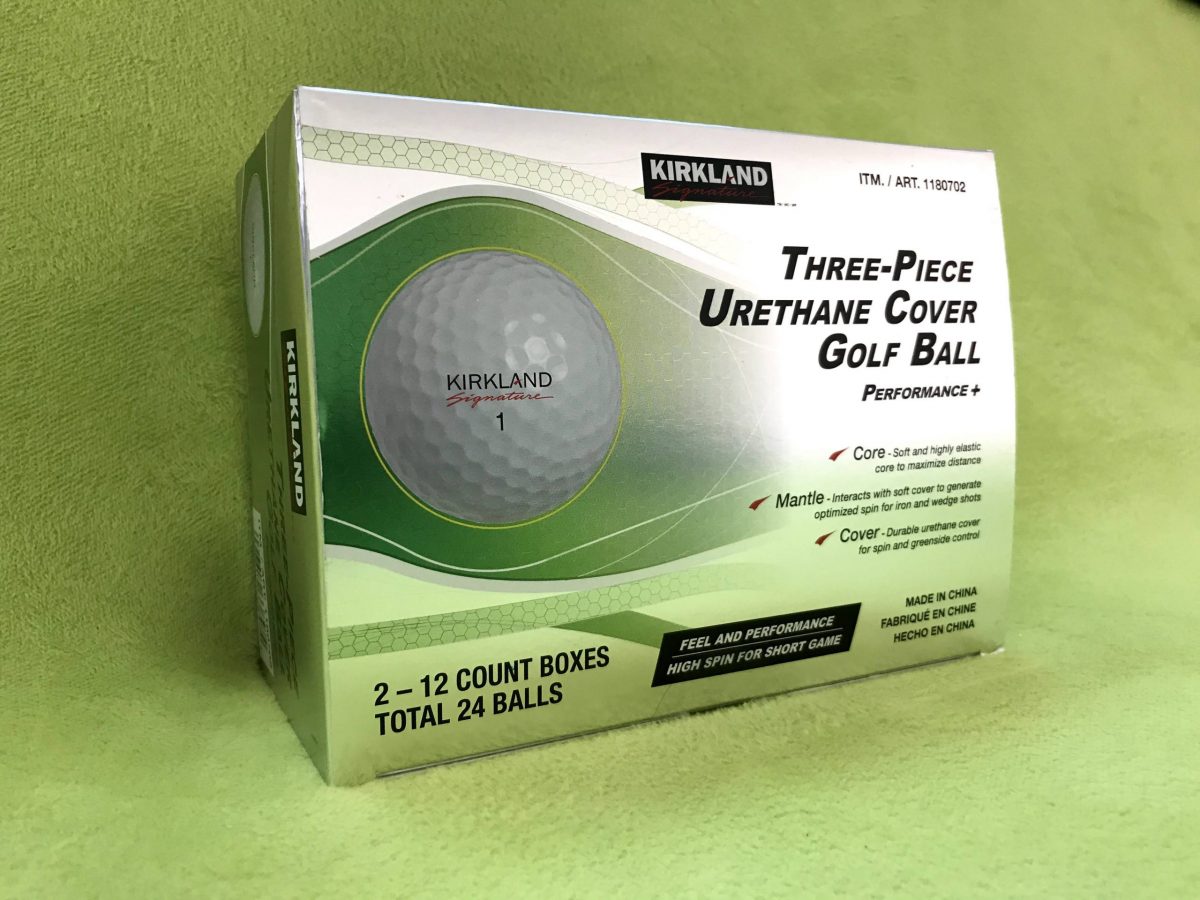 Kirkland Signature 3piece Urethane Cover Golf Ball, 2dozen Moriarty