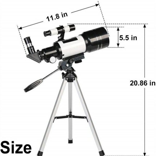 Terrestrial and Aastronomical telescope sizes