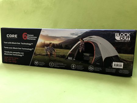 Camping Tent with Block Out Technology for Six People.