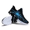 Sport Fashion Sneakers for Running Hiking Gym Black Blue