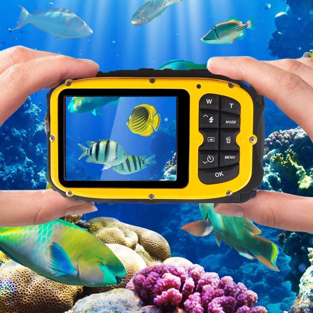Winait 16MP waterproof digital sports swimming video camera