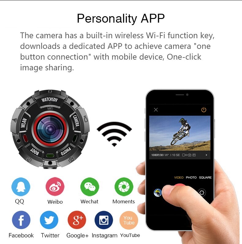 Digital Watch Waterproof Personality APP