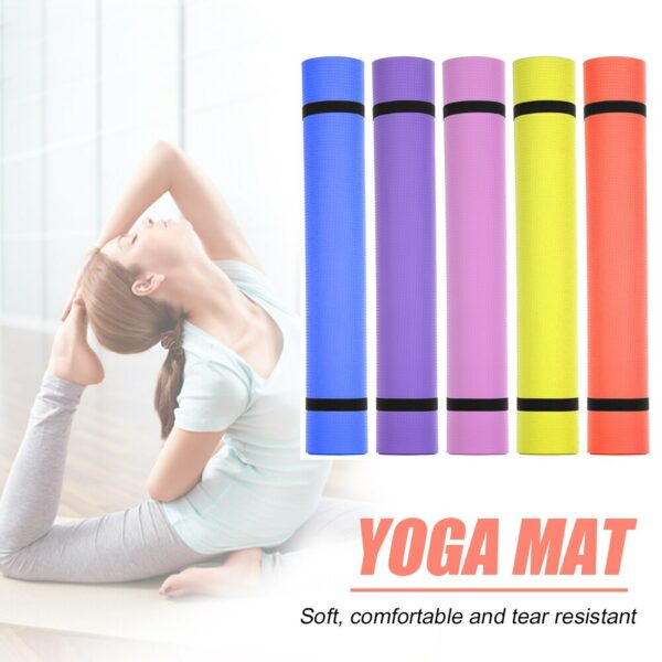 Yoga Mat EVA 1730x600x4mm Non-Slip Carpet Gym Sports Exercise Padsn for Beginner Senior Fitness Equipment Cover