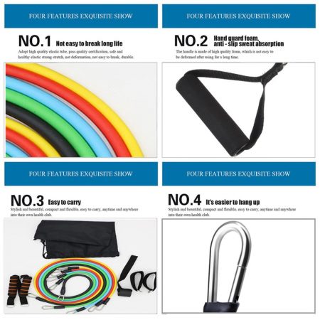 Resistance Bands Set (11pcs)