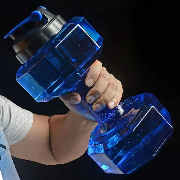Water Bottle Dumbbells Size Example