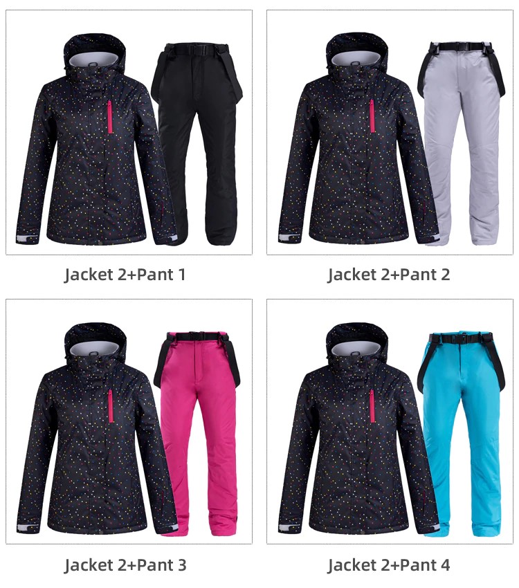 Women Ski Suit Variations