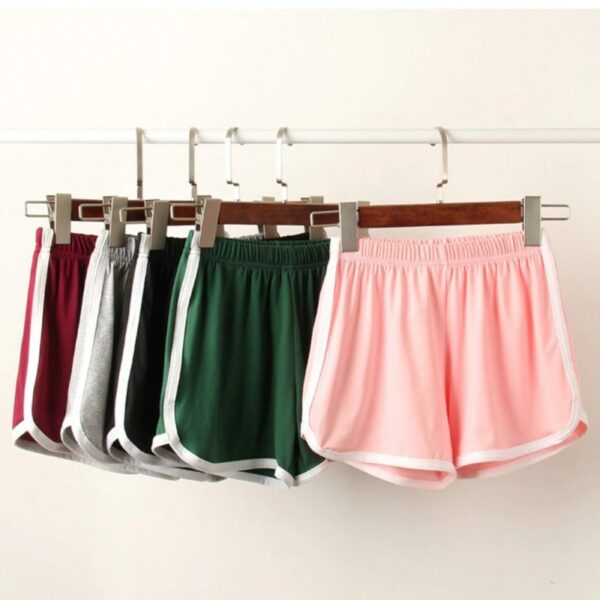 Women Summer Street Casual Short Pants Solid Soft Cotton Casual Female Stretch Shorts