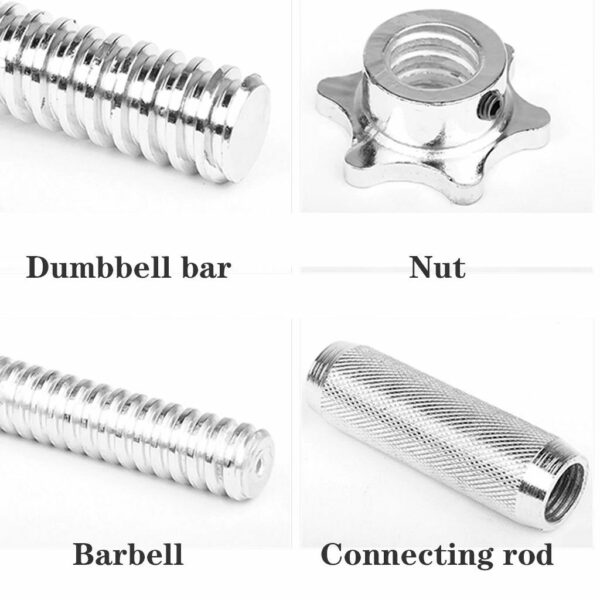 Home Gym Adjustable Weight Dumbbell Set Free Weight Set With Connecting Rod 50KG 110LB Adjustable Dumbell Parts