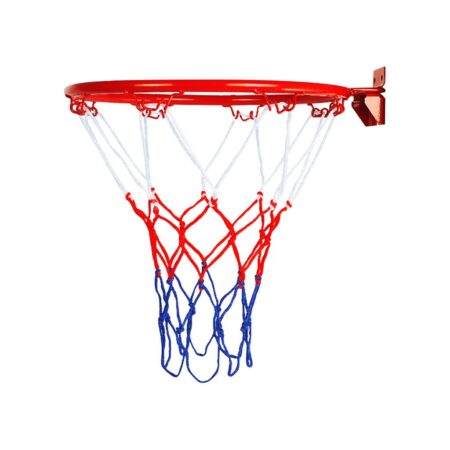 Steel Hanging Basketball Hoop and Net 32 cm