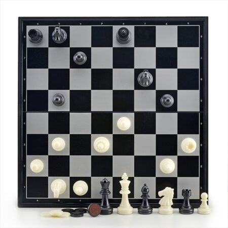 Magnetic International Chess Checkers Set