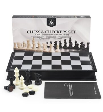 Magnetic International Chess Checkers Set