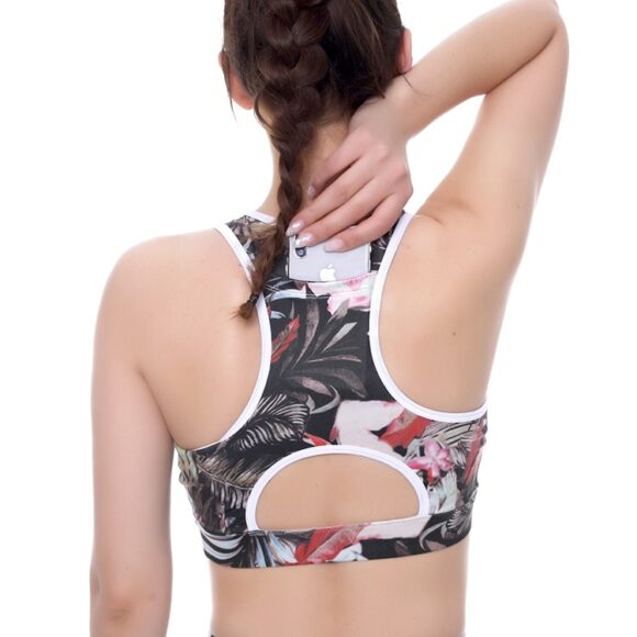 Women Sports Bra With Phone Pocket