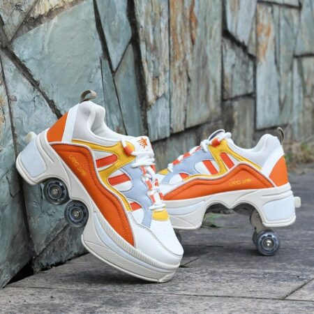 Roller Quad Shoes Orange