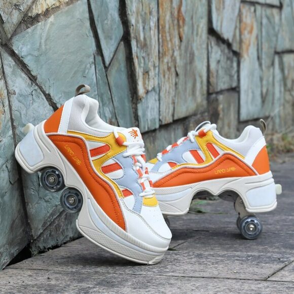 Quad Roller Skates Shoes Transformer