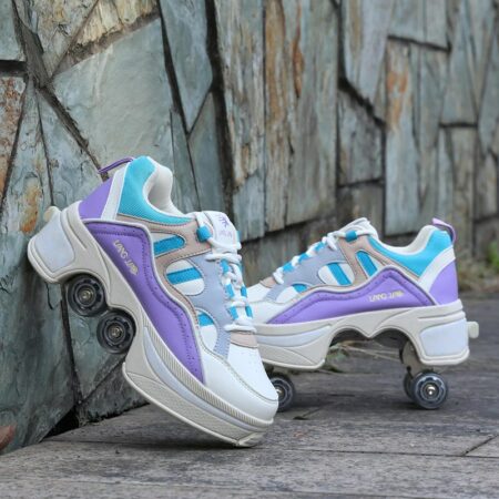 Quad Roller Skates Shoes Transformer