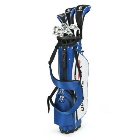 Men’s Golf Club Iron Set with Stand Bag