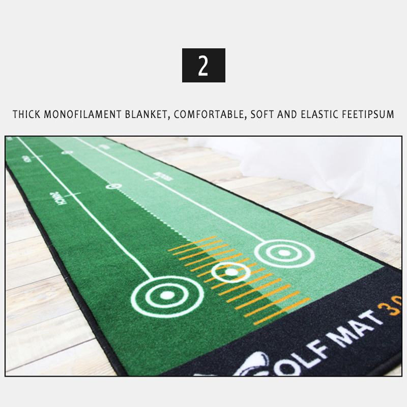 118inch Indoor Training Golf Putting Mat Golf Clubs Golf Training Tools Smooth Practice Putting Carpet For Indoor Home Office