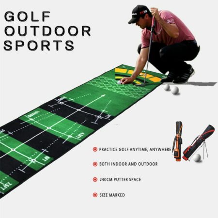 118 Inches Indoor Training Golf Putting Mat