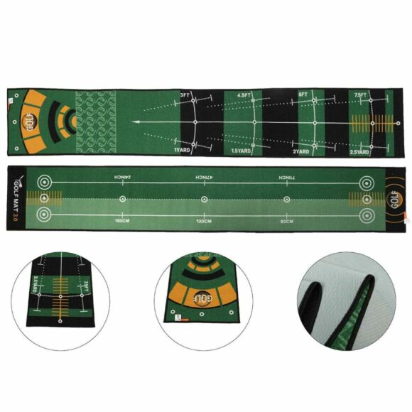 118 Inches Indoor Training Golf Putting Mat