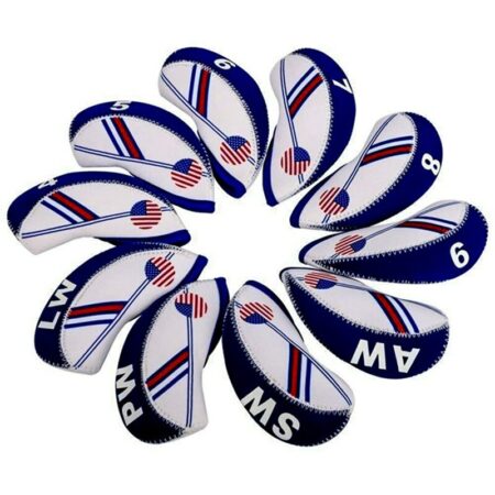 Golf Club Head Headcovers 10pcs Set