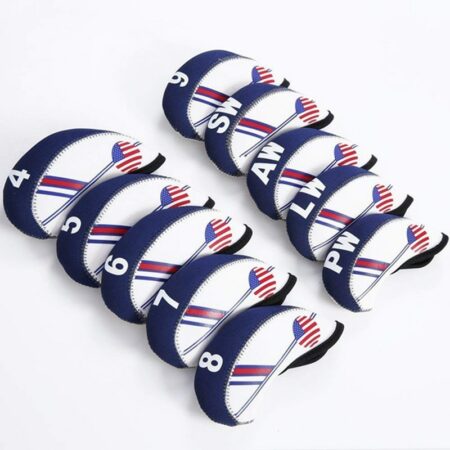 Golf Club Head Headcovers 10pcs Set