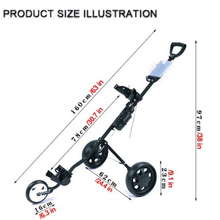 Professional Folding Golf Trolley