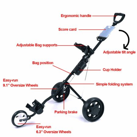 Professional Folding Golf Trolley