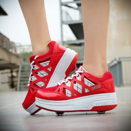 Junior Roller Skate Shoes with Two Wheels