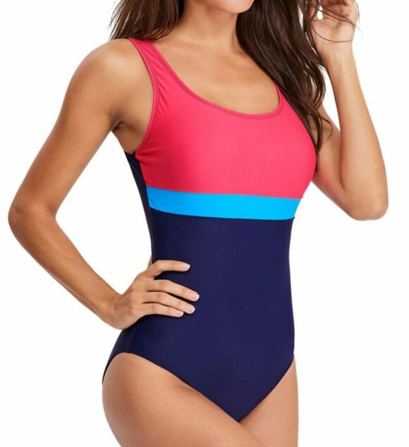 Women Solid Color Swimwear