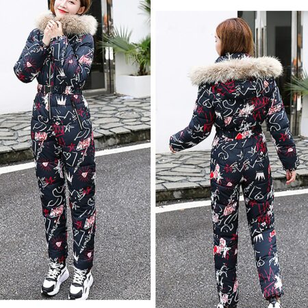 Snow Sports  Hooded Jumpsuit