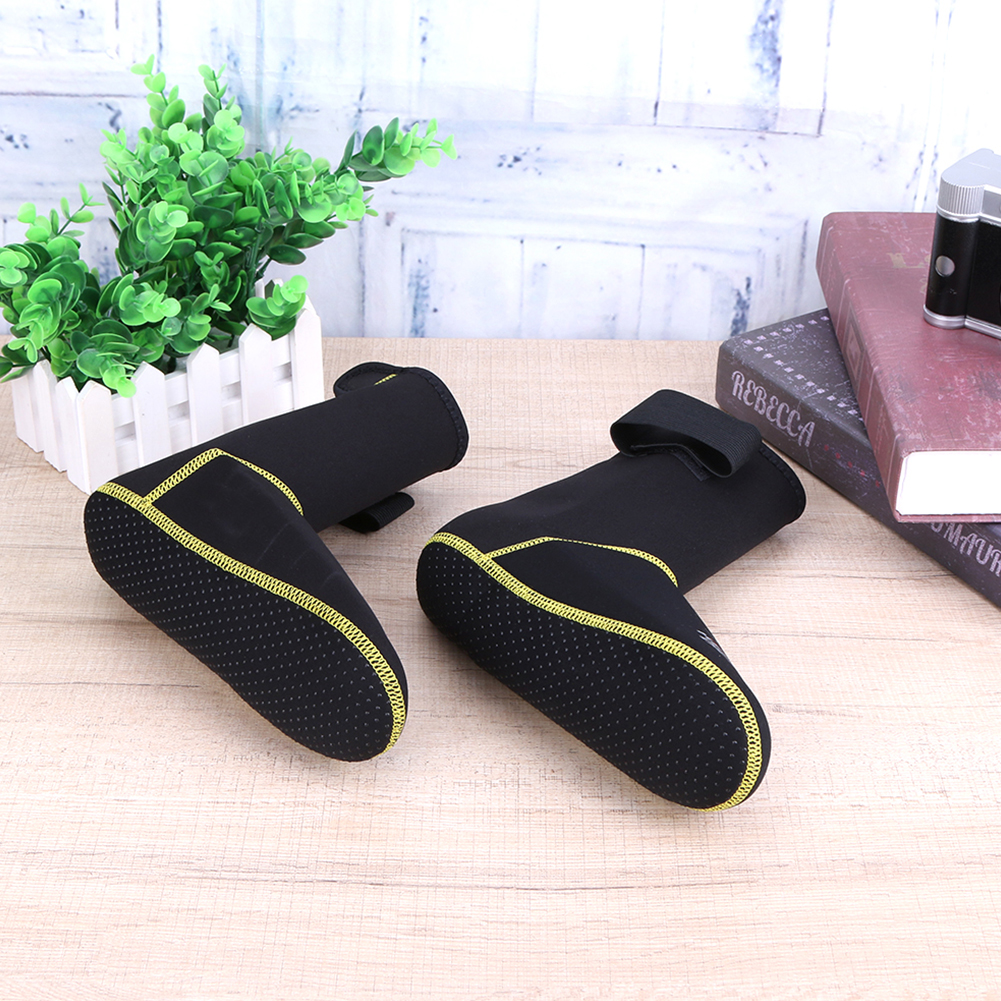 1 Pair Outdoor Anti-Slip Bottom Beach Boots Wetsuit Diving Winter Swimming Adult 3mm Neoprene Thermal Beach Snorkeling Socks