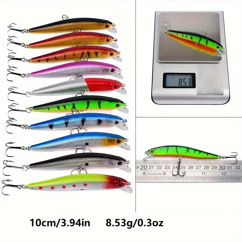56 Pieces/Batch Multifunctional Bait Set with Hook, Crank Bait and Spinner - Great for Carp and Other Fish