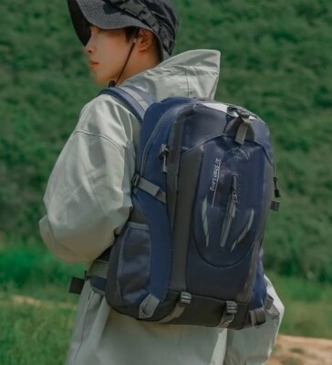 40L Outdoor Backpack Waterproof Mountaineering Backpacks Large Capacity Travel Hiking Camping Sports Luggage Bag for Men Women