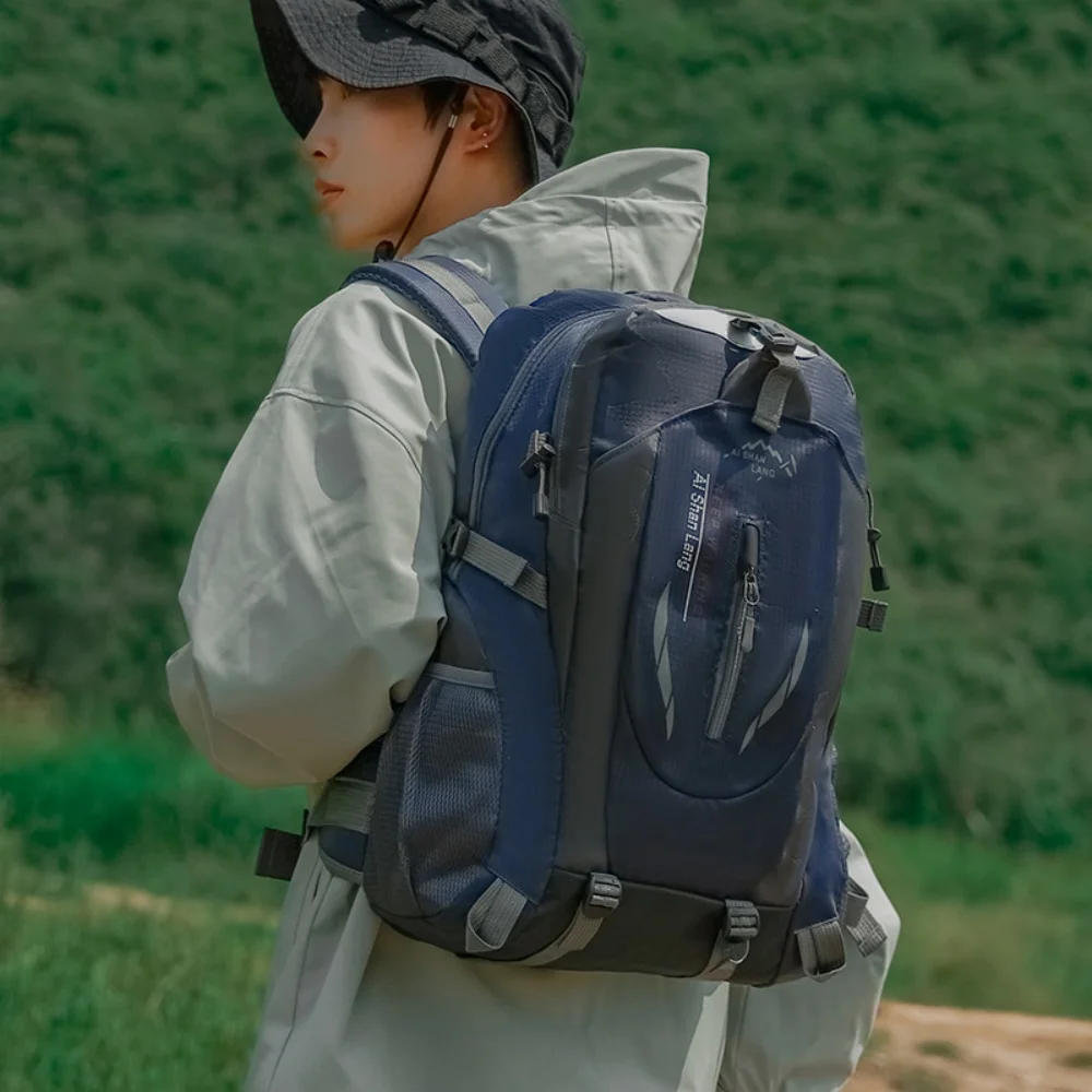 40L Outdoor Backpack Waterproof Mountaineering Backpacks Large Capacity Travel Hiking Camping Sports Luggage Bag for Men Women