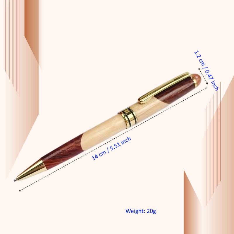 Baker Street™ Premium Wooden Pen Gift Set – Maple & Beech Wood