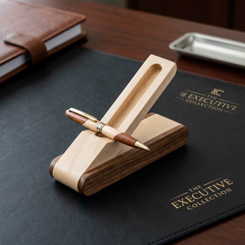 Baker Street™ Premium Wooden Pen Gift Set – Maple & Beech Wood
